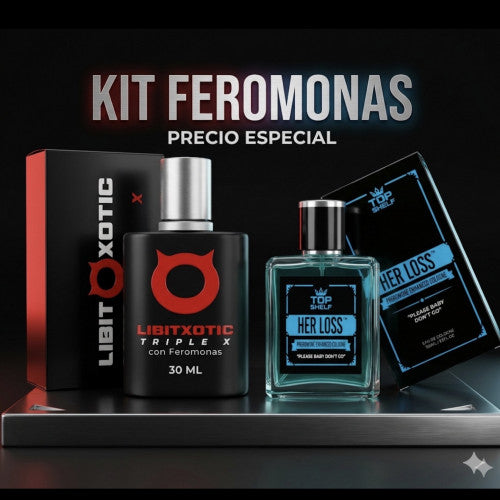 KIT FEROMONAS - HER LOSS + LIBIXOTIC BLACK