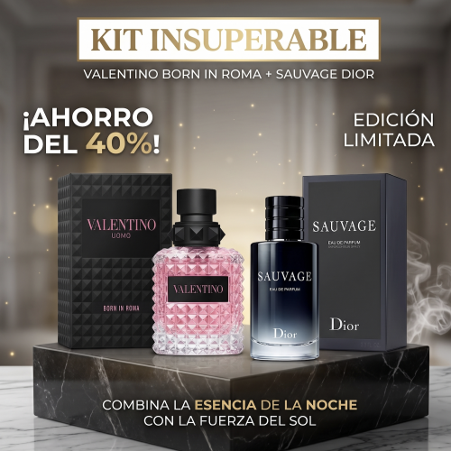 SAUVAGE DIOR + VALENTINO BORN IN ROMA