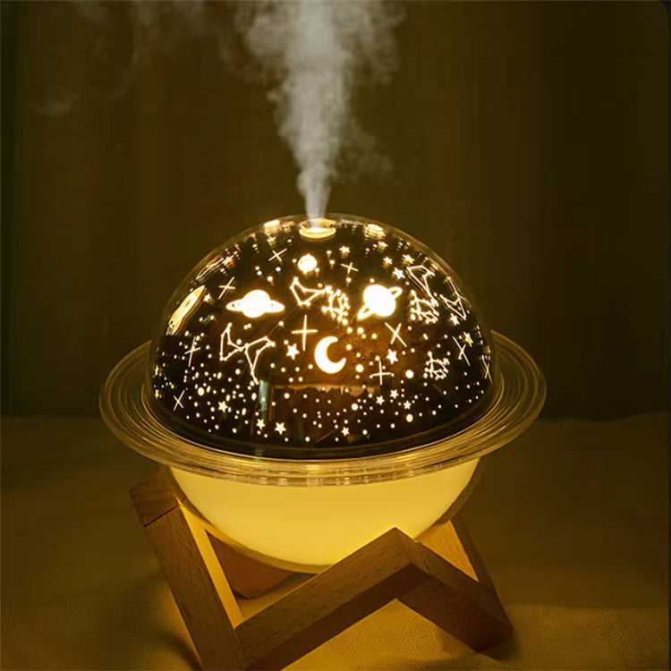 Lampara Humidificadora De Luz Nocturna 3D