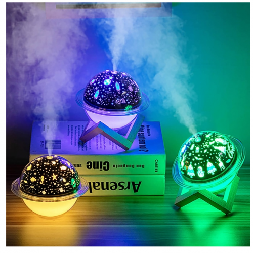 Lampara Humidificadora De Luz Nocturna 3D